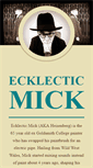 Mobile Screenshot of ecklecticmick.com